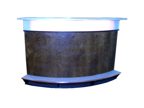 Theke Groningen mit beleuchtbarem Board und Fu�tritt im Sudhausnachbau