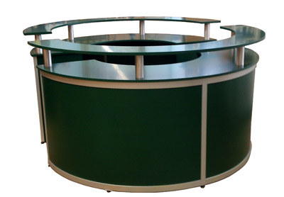 mit Theke Heilbronner Land Halbkreis, Stellwand, Gro�druck, Prospektst�ndern
M�bel und Messezubeh�r mieten.