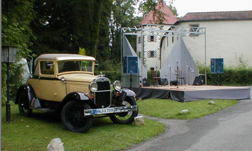 Zelte,�berdachung,St�hle,Tische,B�hne,Oldtimerverleih, Buffet und Dekoration