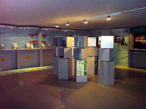 Landesgartenschau Infopoint, Wegweiser,Theken, Stellw�nde