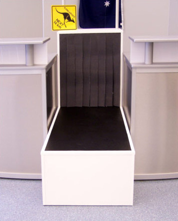 Messestand f�r einen Reiseveranstalter zum Thema Australienurlaub