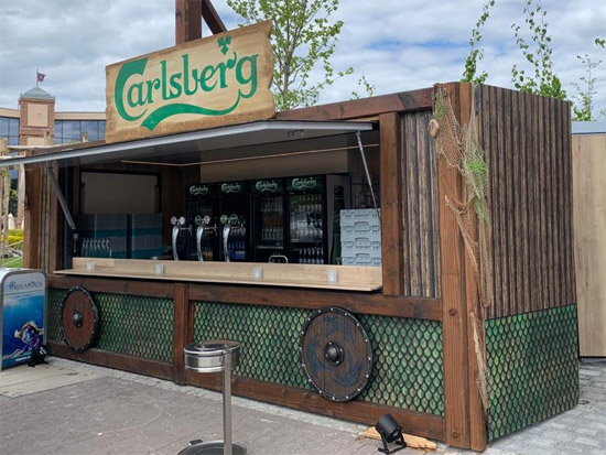 Verkaufscontainer, Container Umbauten, Gastrogeräte, Transportservice, Dämmung, Unterkonstruktion