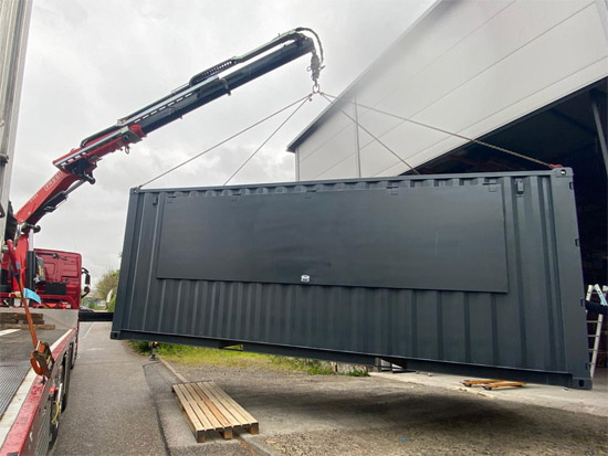 Verkaufscontainer, Container Umbauten, Elektrik, Wasseranschlüsse, Gastrogeräte, Transportservice, Dämmung, Unterkonstruktion