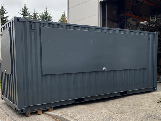 Verkaufscontainer, Container Umbauten, Elektrik, Wasseranschlüsse, Gastrogeräte, Transportservice, Dämmung, Unterkonstruktion